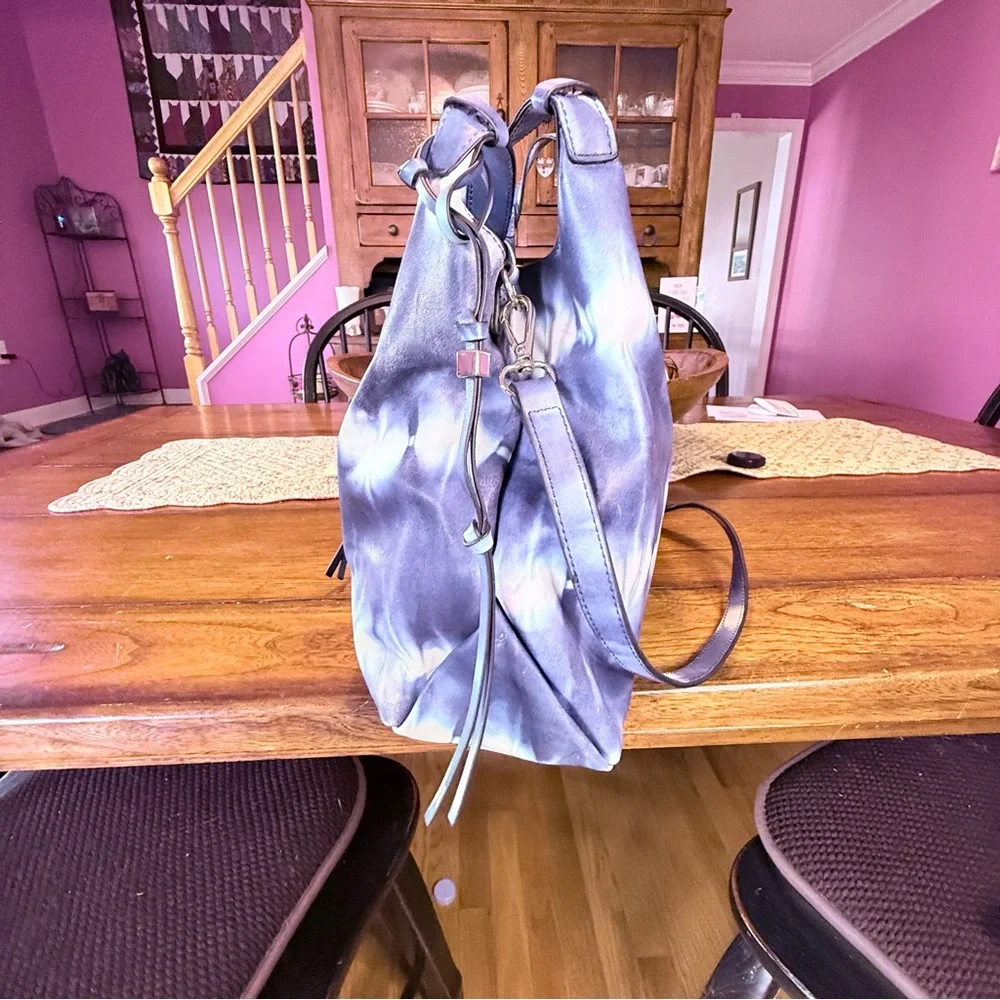 Vince Camuto Tania tie dye slouchy tote.